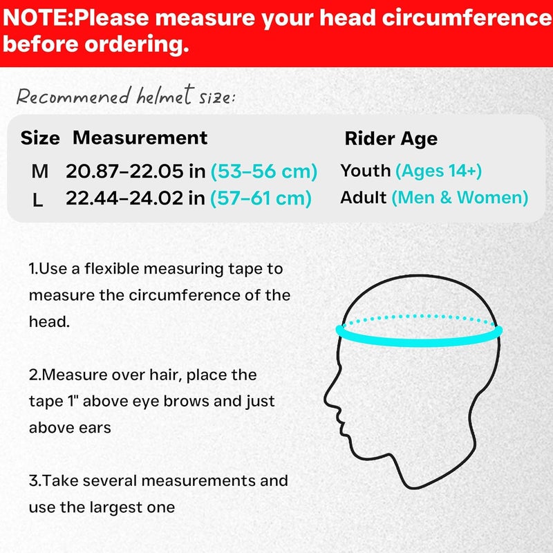 DKONI Bike Helmet Adult Urban:Bicycle Helmet for Men Women with USB Charge Detachable Taillight Helmets for Commuter Cycling Scooters - Image 2